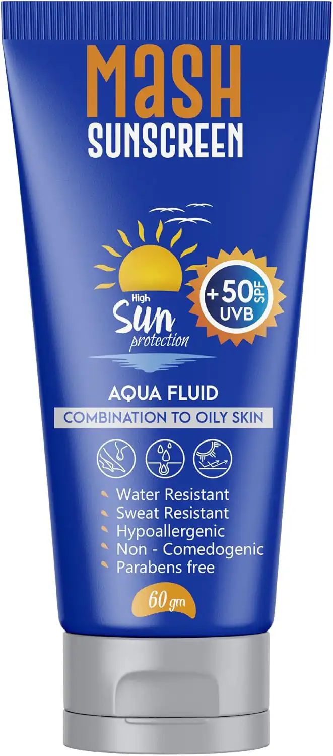 كريم واقي شمس سائل ماش اكوا فلويد، عامل حماية 50+، 60 جم