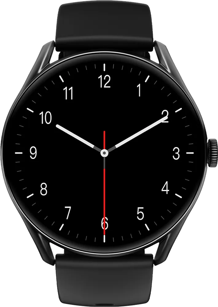 ساعة QCY الذكية GT، شاشة اموليد 1.43 بوصة، حزام سيليكون، مقاومة للماء، رمادي