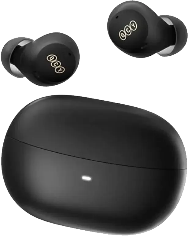 Wireless Earbuds QCY Arcbuds Lite, Bluetooth 5.3, Water resistant, 380mAh Battery, Black