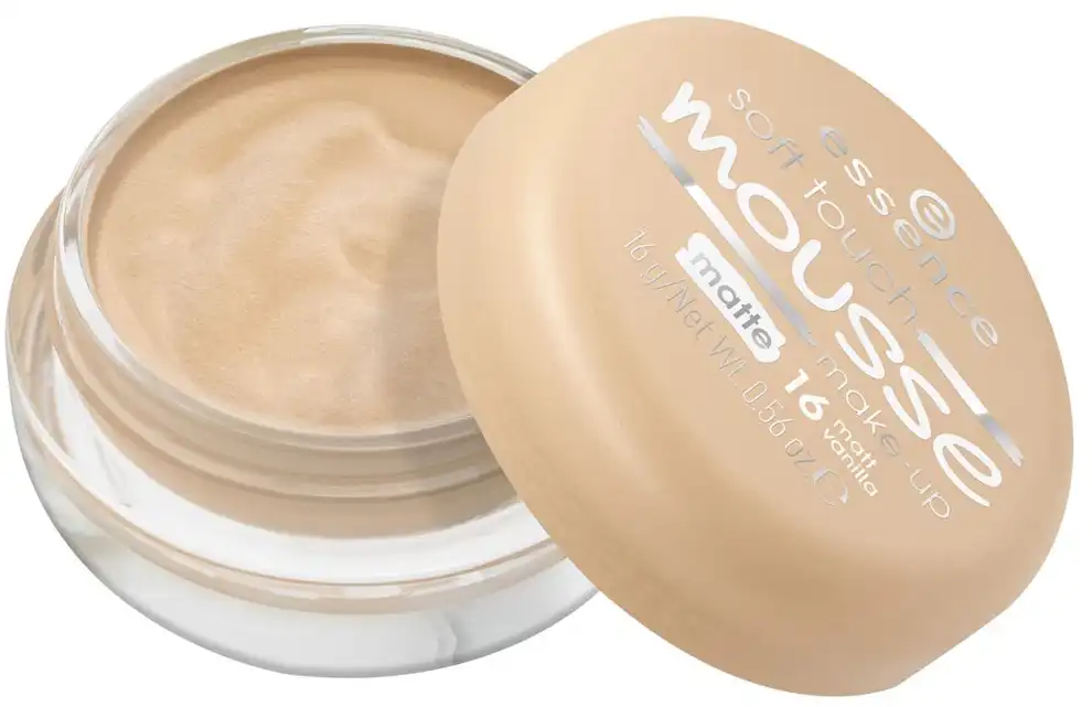 Essence Soft Touch Mousse Foundation, 16 Matt vanilla