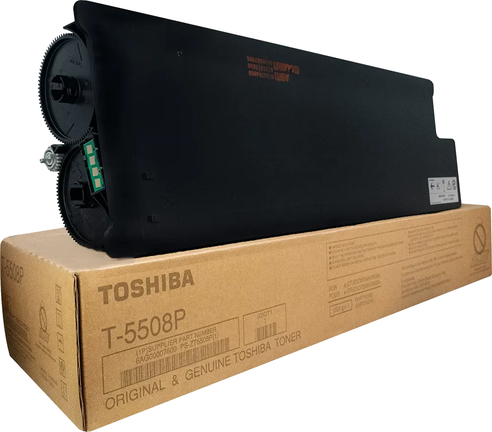 Toshiba Black Toner Cartridge, 106000 Pages, Black, T-5508P
