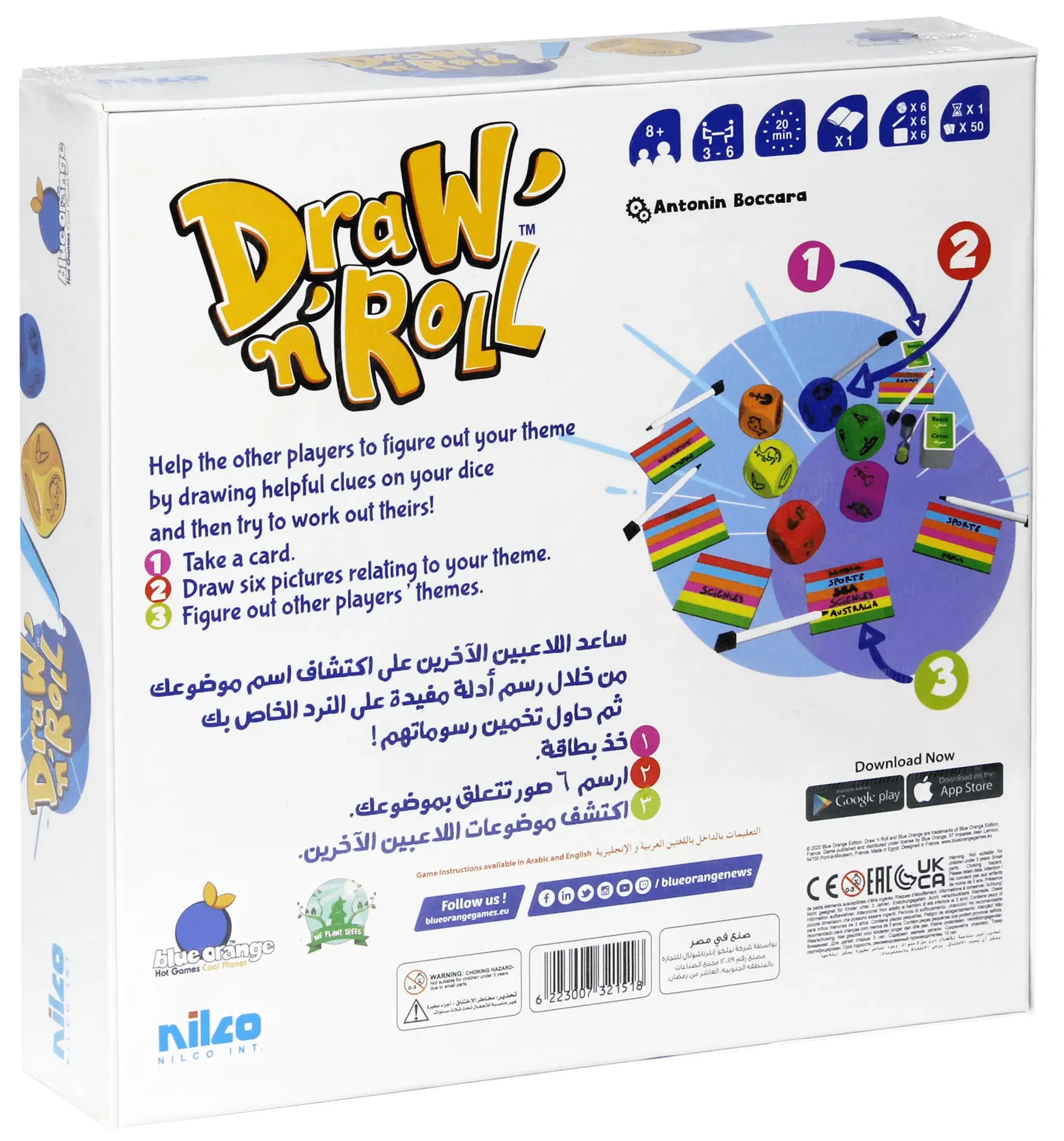 Draw and roll game