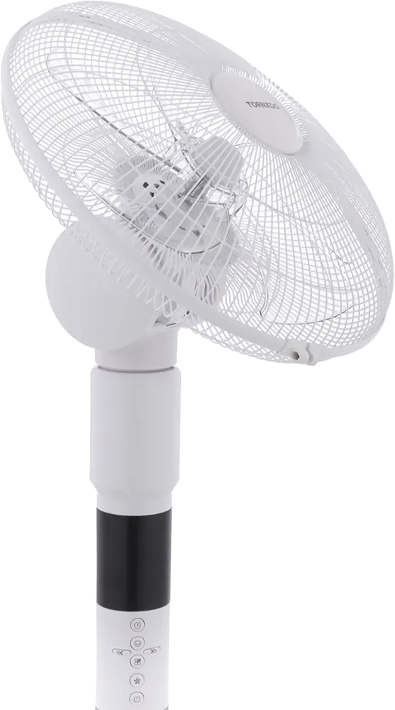 Tornado Stand Fan, 16 Inch, Remote Control, White, EFS-360-903GW