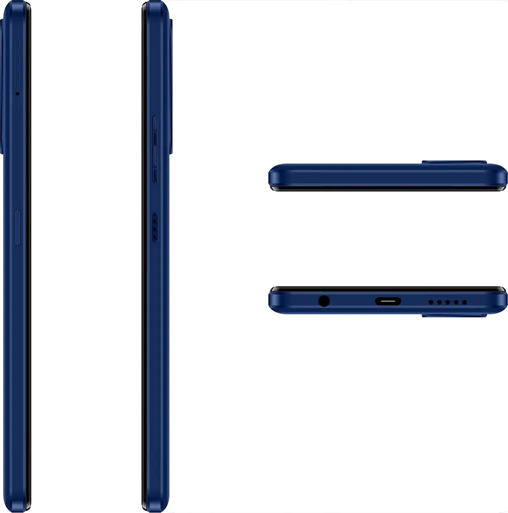 IKU X5 Dual SIM Mobile , 32GB Internal Memory, 3GB RAM, Navy Blue