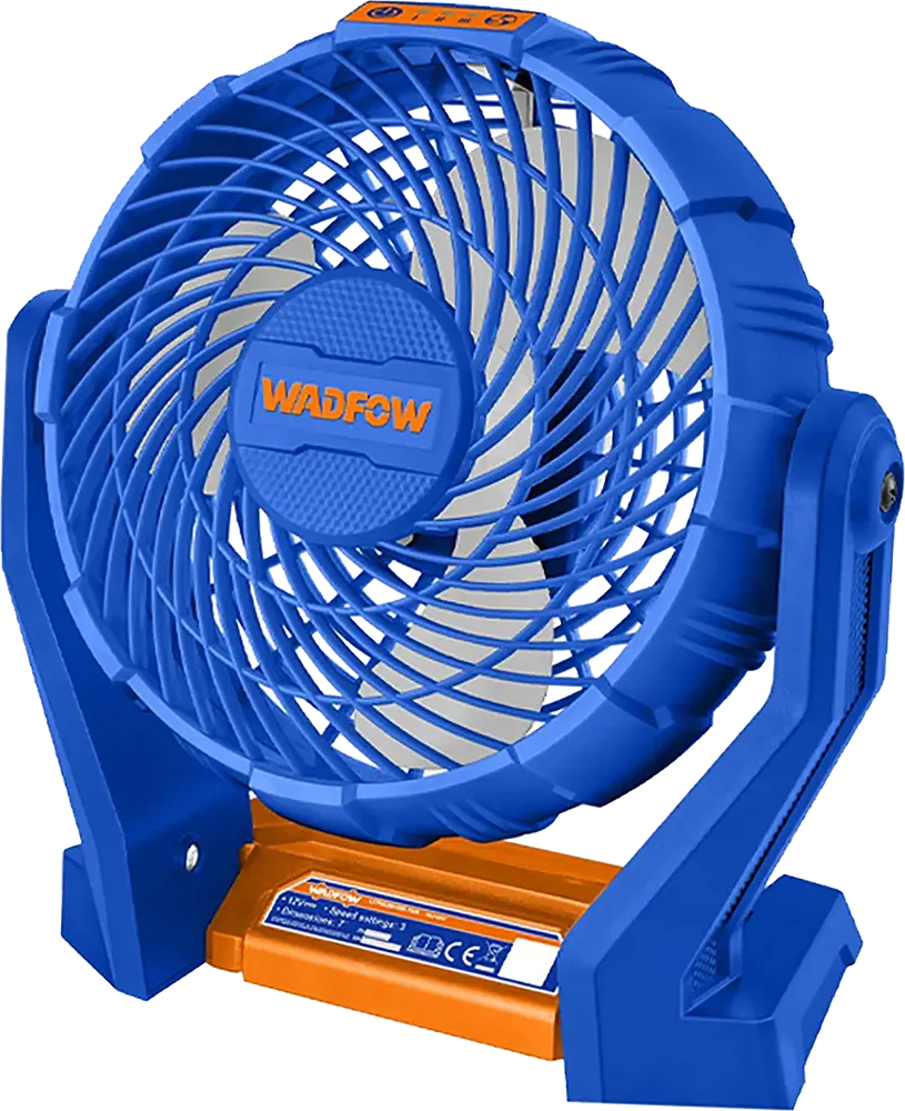 Desk Fan 7 Inch, Rechargeable, Blue, WLF1507