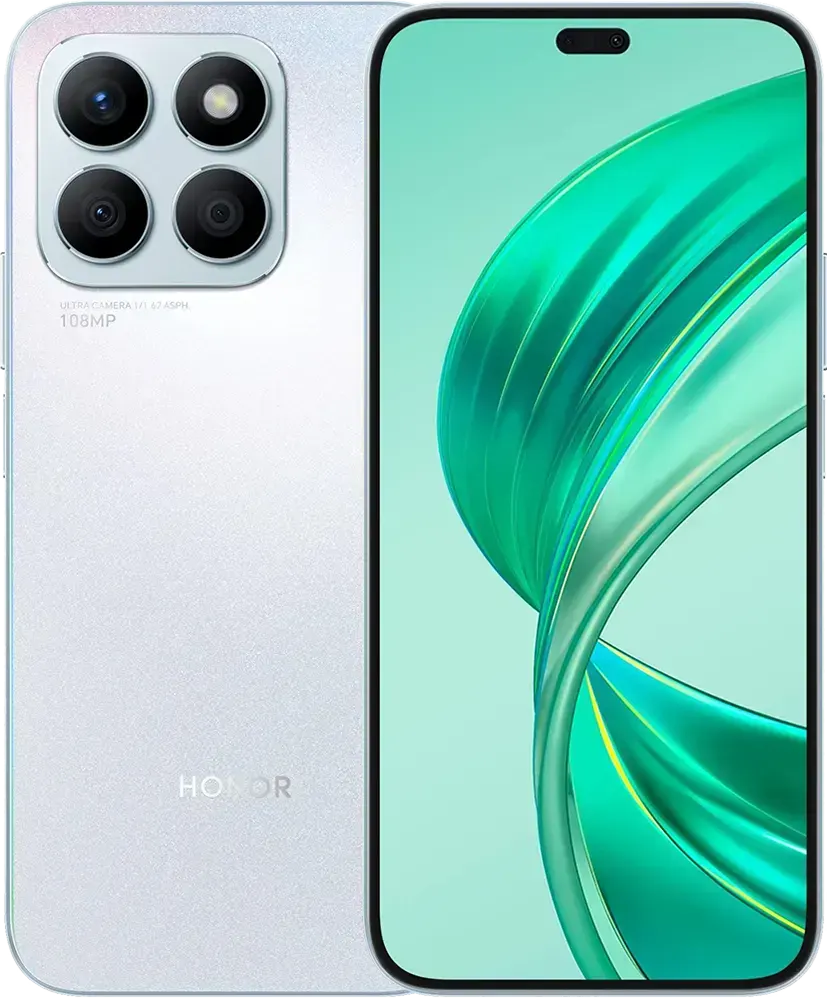 Honor X8B Dual SIM Mobile, 512GB Internal Memory, 8GB RAM, 4G LTE, Titanium Silver