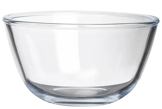 Pyrex round bowl, 1600 ml, clear
