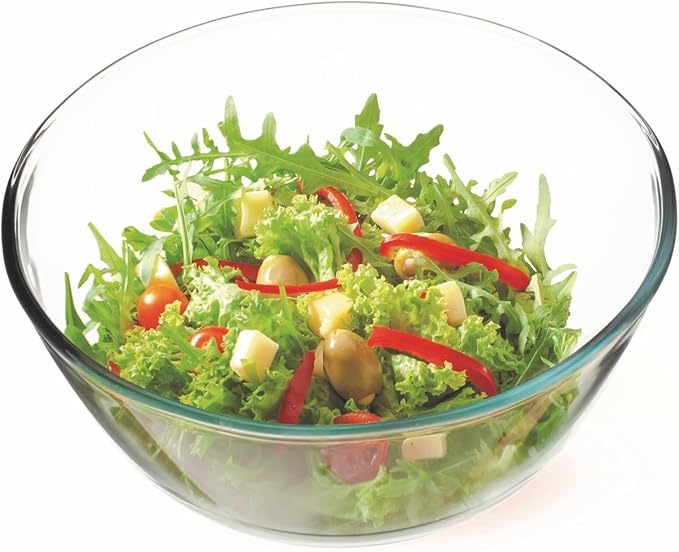 Simax Pyrex round bowl, 3.5 litres, transparent