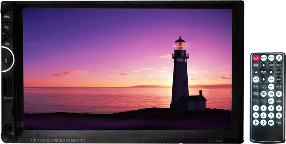 Solo Sound Car DVD Player, Bluetooth, Touch Control, Black, CT.7550