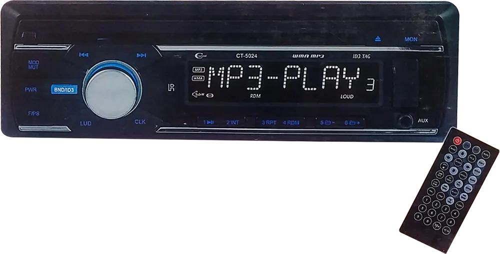 CitiSound Car Cassette, USB Port, Memory Card, Black, CT.5024