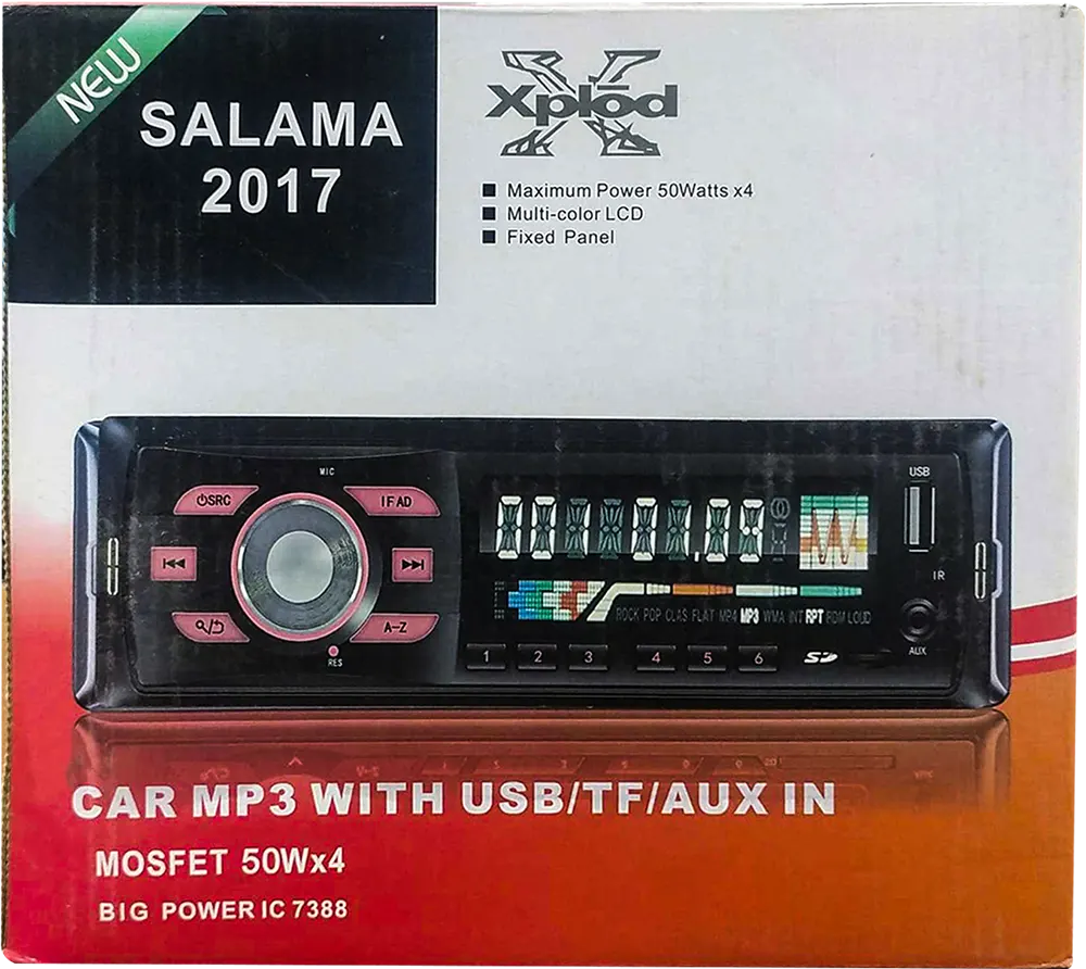 Salama Car Cassette, USB Port, Memory Card, Black, 2017