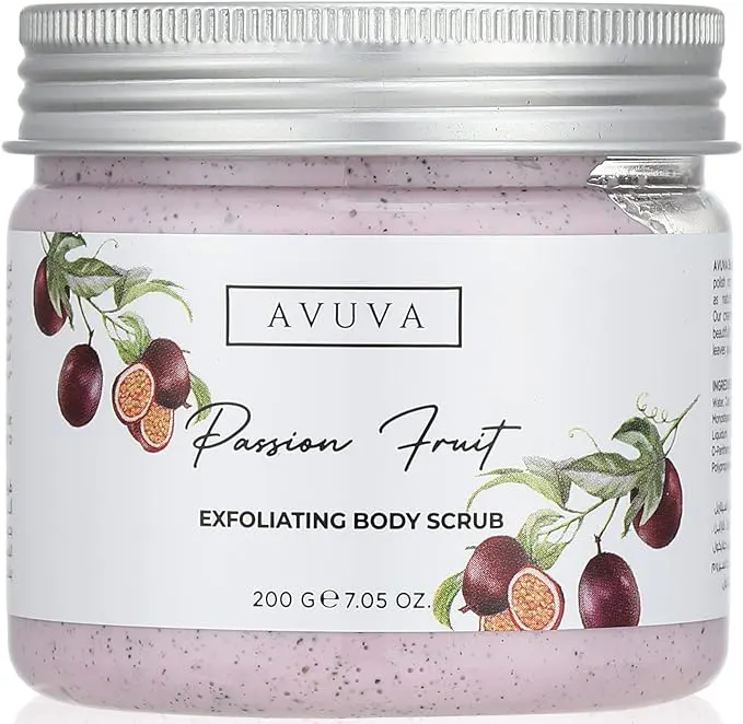 Avuva Passion Fruit Body Scrub, 200g.