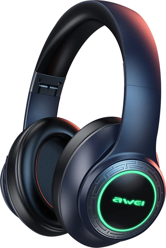 Awei Bluetooth Wireless Headphone, Rechargeable, Memory Card Slot, Black, A300BL