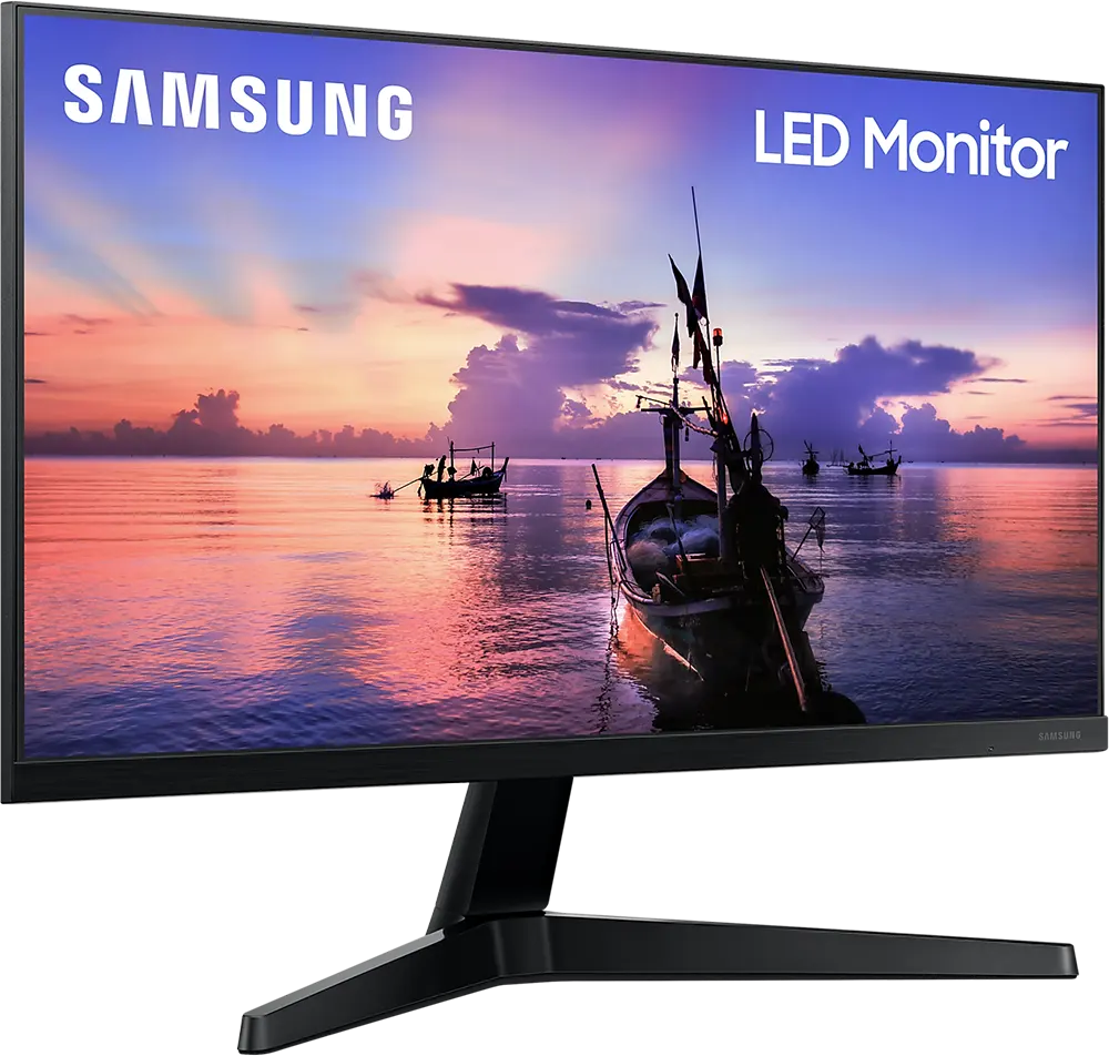 Computer LED Monitor Samsung 24 Inch, FHD, 75Hz, LF24T350FHMXEG