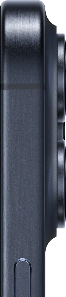 iPhone 15 Pro Single SIM Mobile, 128GB Internal Memory, 8GB RAM, 5G Network, Blue Titanium