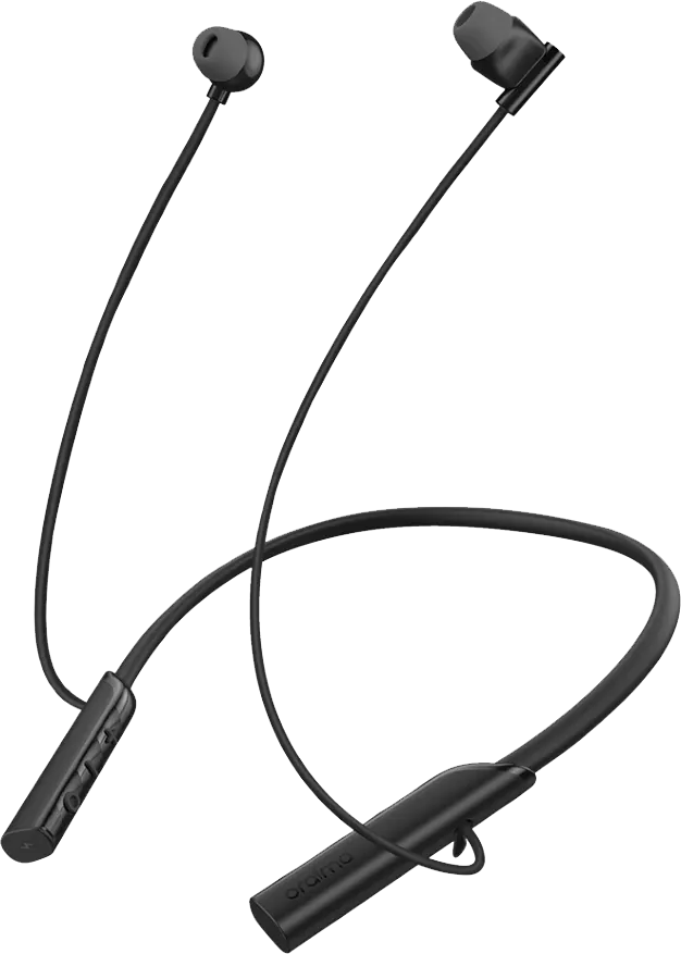 سماعة أذن لاسلكية اوراميو Necklace Lite بلوتوث 5.3، بطارية 220 ملي امبير، لون أسود، OSB-311