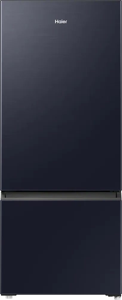 Haier Combi Refrigerator, No Frost, 433 Liters, 2 Doors, Inverter, Bottom Freezer, Black, HRF-460BMBM