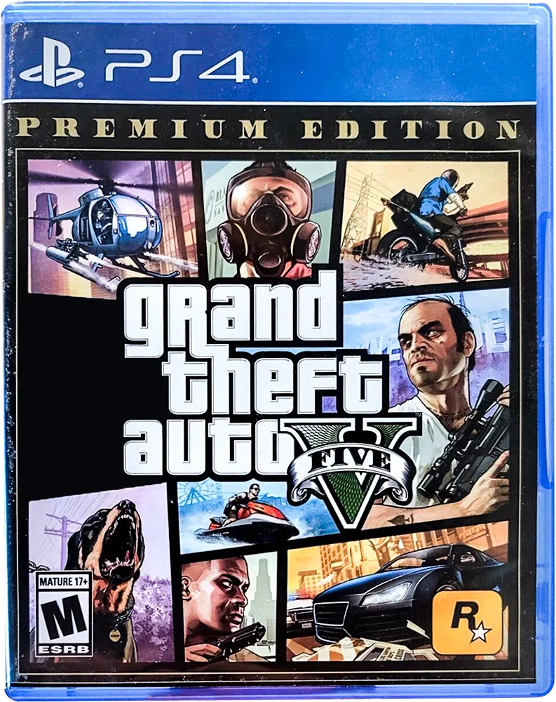 DVD Grand Theft Auto V Premium Edition For PS4
