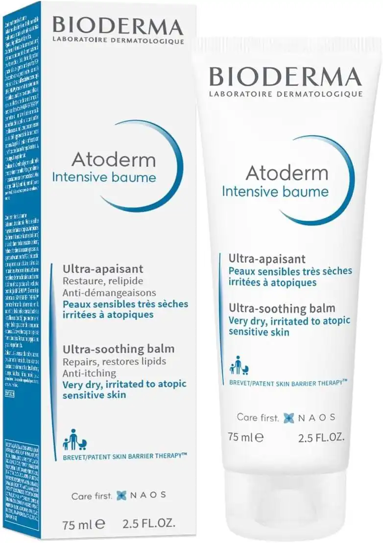 Bioderma Atoderm Intensive Ultra Soothing Care Balm for Very Dry and Sensitive Skin, 75ML