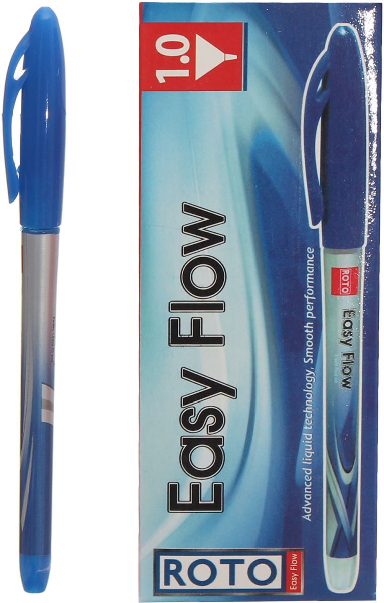 Roto Easy Flow ballpoint Pen, 1 mm, Assorted Colors