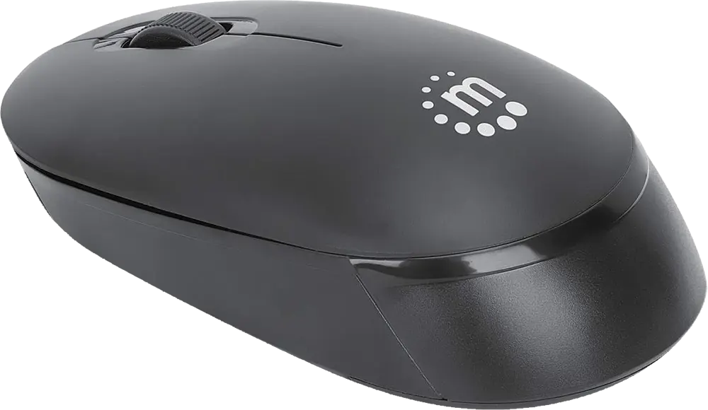 Manhattan Wireless Mouse, 2.4 GHz, 1000 dpi, Black, MO70B