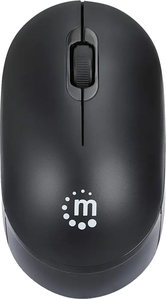 Manhattan Wireless Mouse, 2.4 GHz, 1000 dpi, Black, MO70B