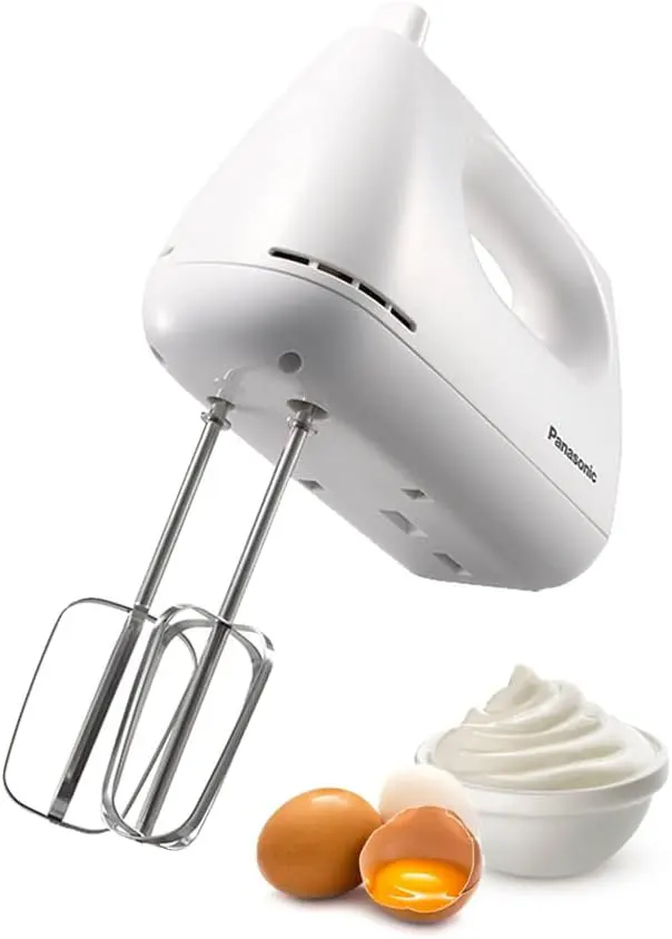 Panasonic Egg Beater, 175W, 5 Speeds, White, MK-GH3