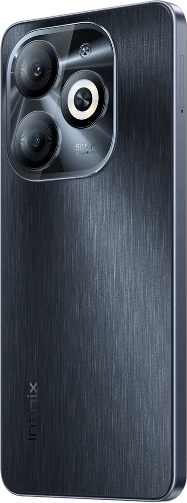 Infinix Smart 8 Dual SIM Mobile , 128GB Memory, 4GB RAM, 4G LTE, Timber Black