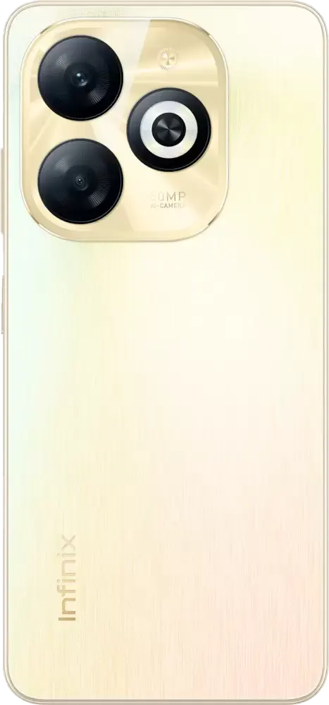 Infinix Smart 8 Dual SIM Mobile , 64GB Memory, 4GB RAM, 4G LTE, Shiny Gold