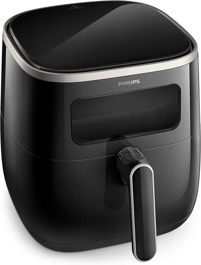 Philips Air Fryer, 1700 Watt, 5.6 Liter, Digital, Black, HD9257-80 (With Raya Warranty)