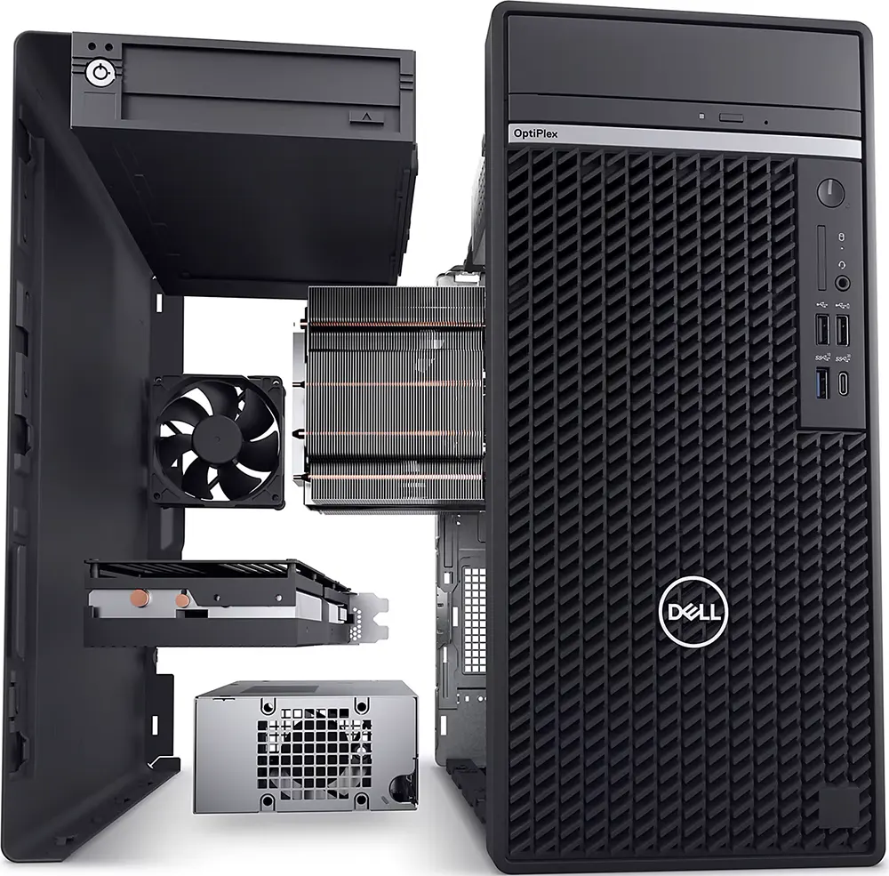 Desktop PC Dell Optiplex 7010MT Intel Core i5-12500, 8GB RAM, 512GB SSD Hard Disk, Intel HD Graphics , Black