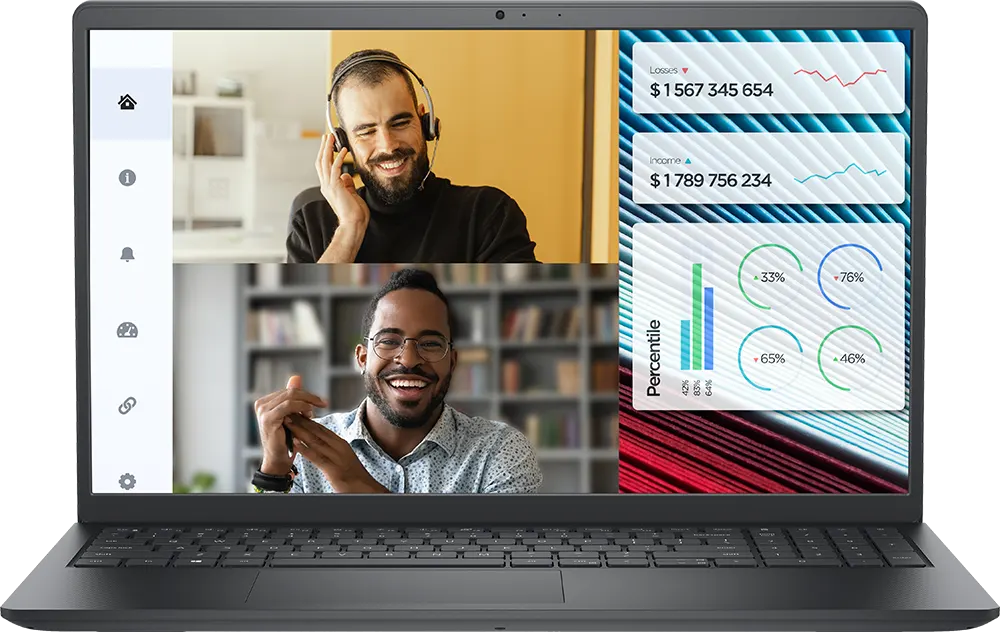 Dell Laptop Vostro 3520 , 12th Gen, Intel Core I5-1235U, 8GB RAM, 512GB SSD Hard Disk , Integrated Intel® UHD Graphics Card, 15.6 Inch HD Display, Ubuntu , Black