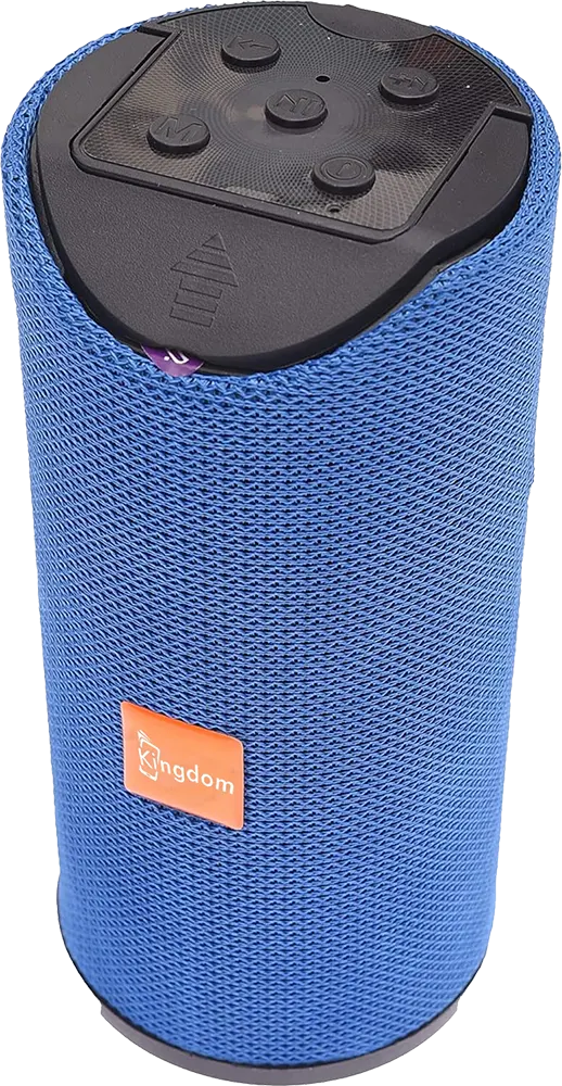 Portable Speaker Bluetooth Kingdom, USB, Rechargeable, Blue, KI-03