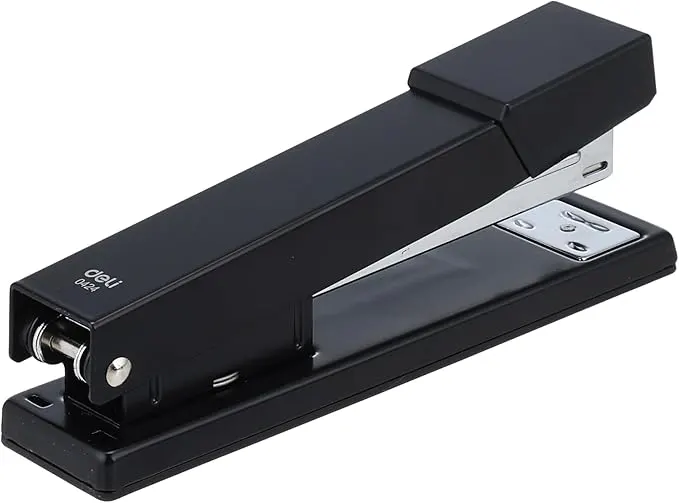 Deli Office Stapler, 25 Sheet Capacity, Black, 0424