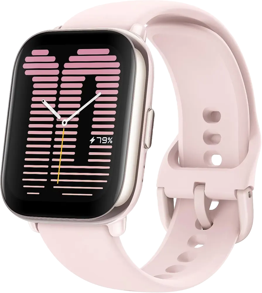 Amazfit Active Smart Watch, Bluetooth, 1.75" Touch Screen, Water Resistant, GPS, Pink