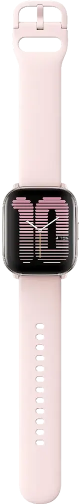 Amazfit Active Smart Watch, Bluetooth, 1.75" Touch Screen, Water Resistant, GPS, Pink