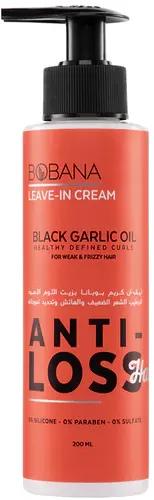 Bobana Leave-In Hair Cream for Weak Hair Moisturizing with Garlic Extract 200ml