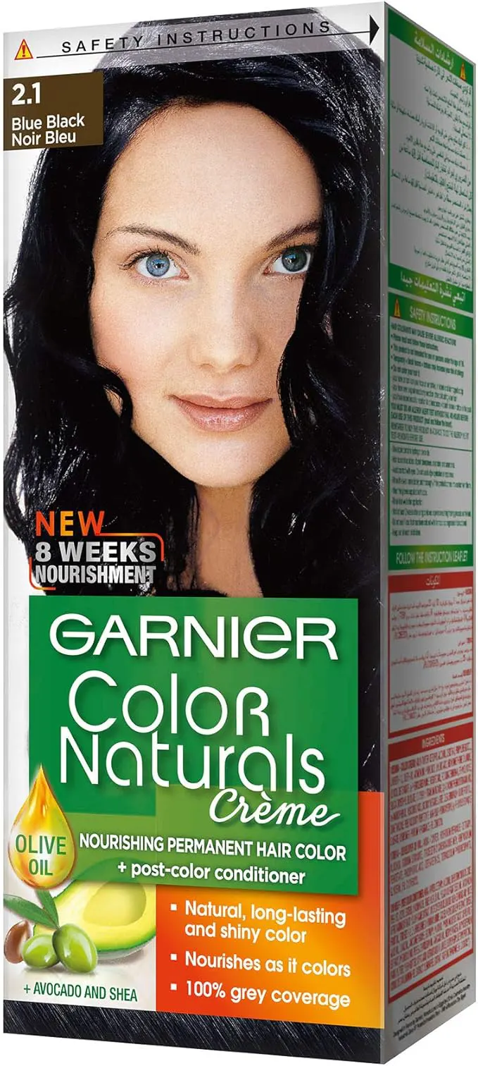 Garnier Color Naturals Hair Dye 2.1 Blue Black
