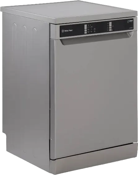 White Point Dishwasher, 14 Place Setting , 60 Cm , 8 Programs, Digital Display, Stainless steel, silver, WPD148HDX