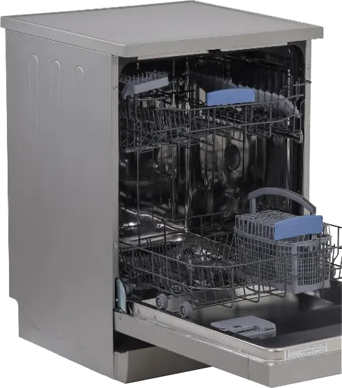 White Point Dishwasher, 14 Place Setting , 60 Cm , 8 Programs, Digital Display, Stainless steel, silver, WPD148HDX