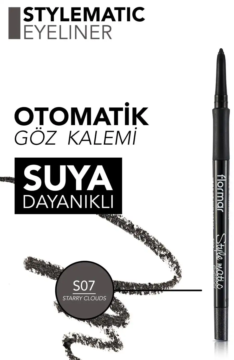 FLORMAR STYLE MATIC EYELINER, S07 STARRY CLOUDS