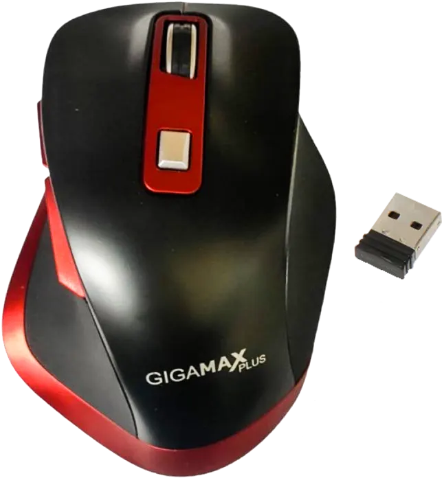 ماوس جيجا ماكس لاسلكي، بلوتوث، قابل لإعادة الشحن، أسود*أحمر، 606