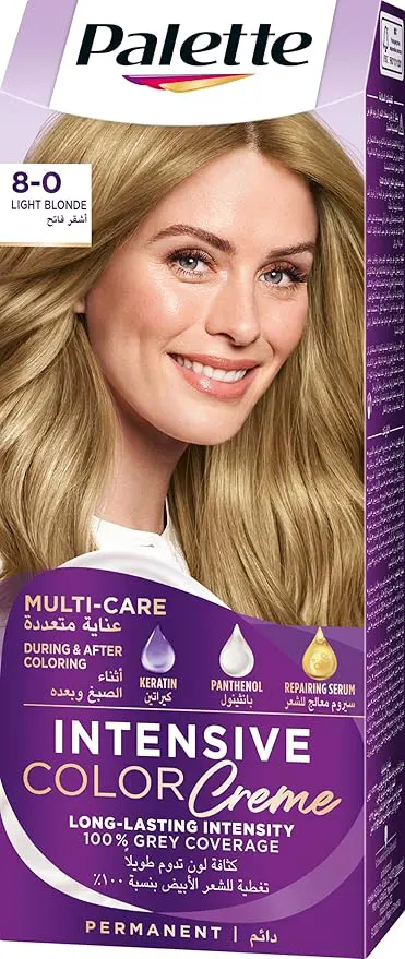 صبغة شعر انتينسف أشقر فاتح من باليت 0-8