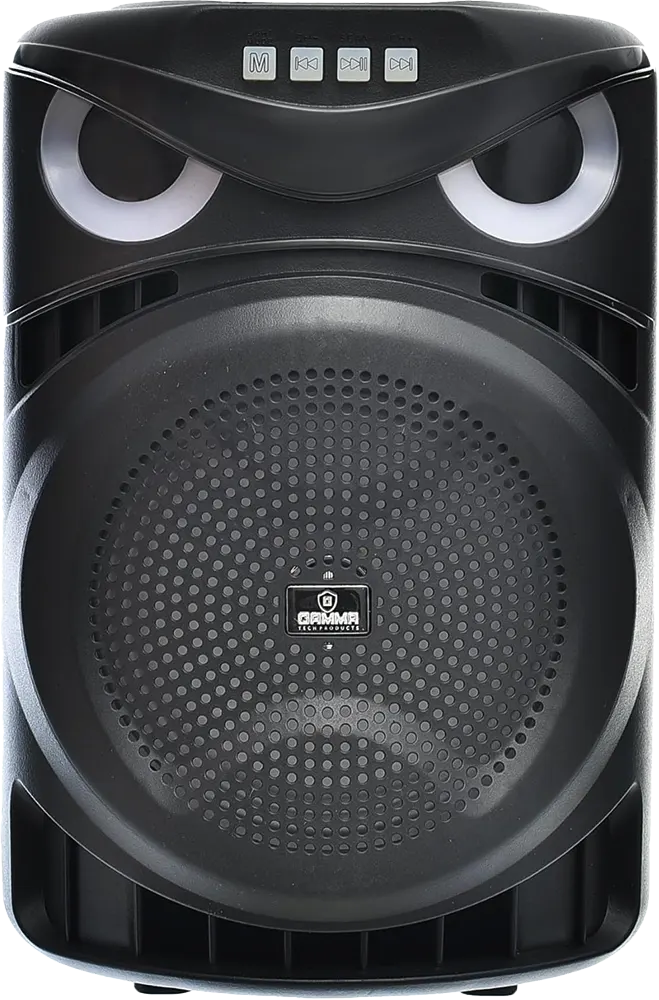 Gamma Subwoofer Speaker, Rechargeable, Bluetooth 5.0, USB, Black, GT-713