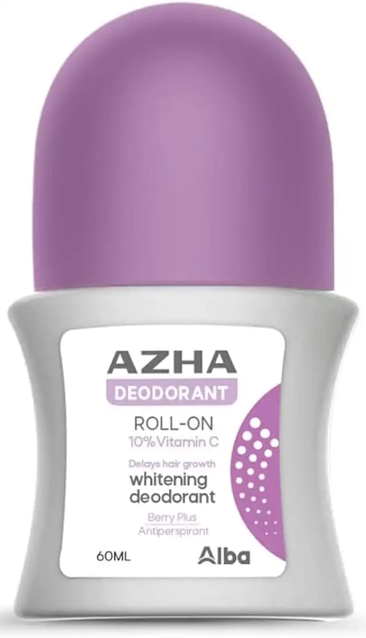 Azha Whitening Roll On Deodorant Berry Plus,60 ml