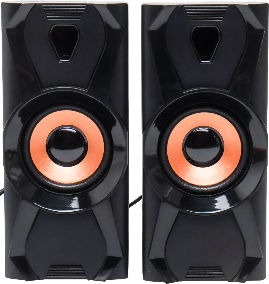 Gigamax Wired Multimedia Speaker For PC, 2.0 channels, USB , Black, GM-22