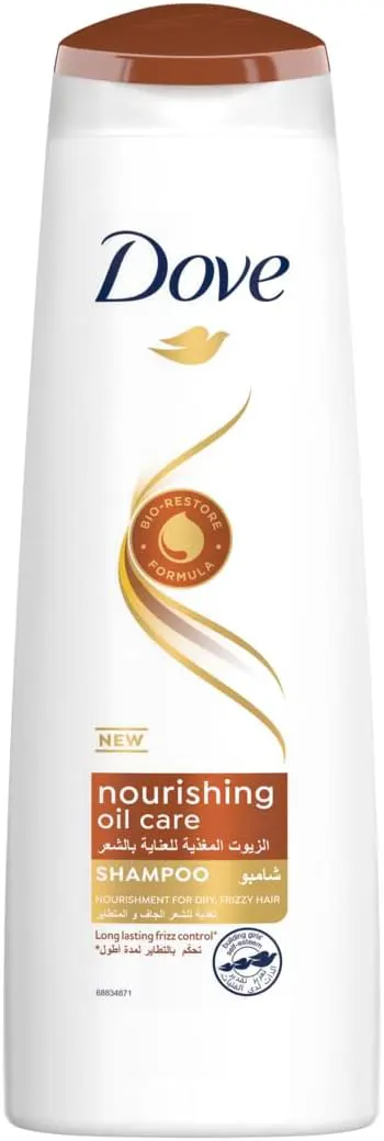 Dove Nourishing Oil Shampoo for Dry & Frizzy Hair, 350ml