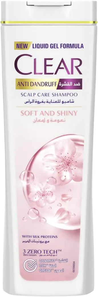 Clear Women's Anti-Dandruff Shampoo Soft & Shine, 180ml