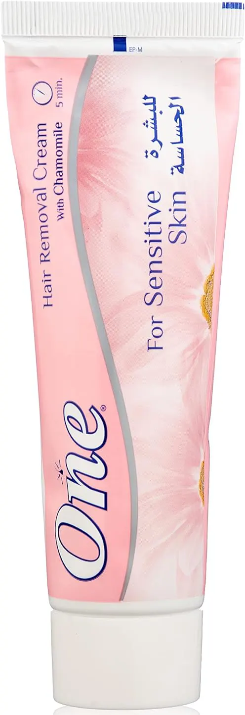 كريم لازالة الشعر للبشرة الحساسة من وان 90 جم