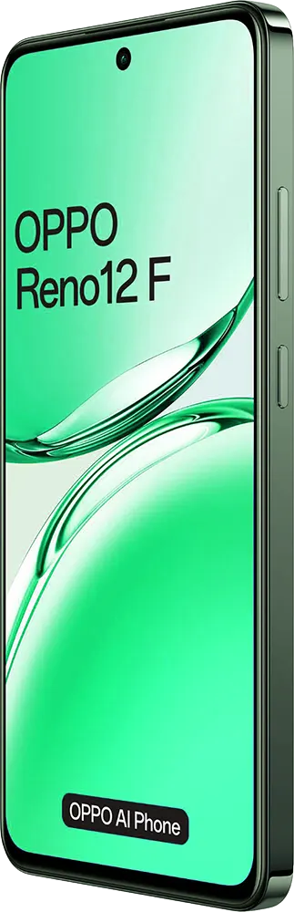 Oppo Reno 12 F Dual SIM Mobile , 256GB Memory, 8GB RAM, 4G LTE, Olive Green